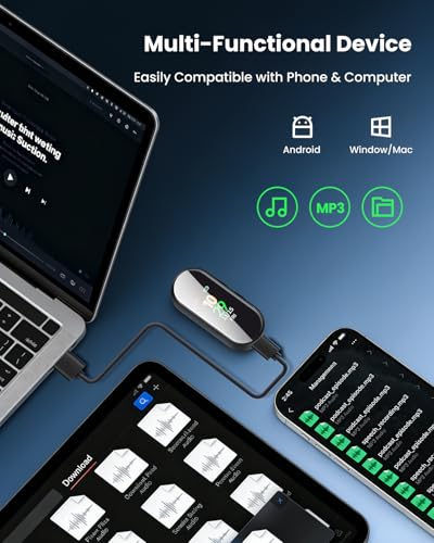 3072Kbps Audio Activated Voice Recorder for Your Lectures