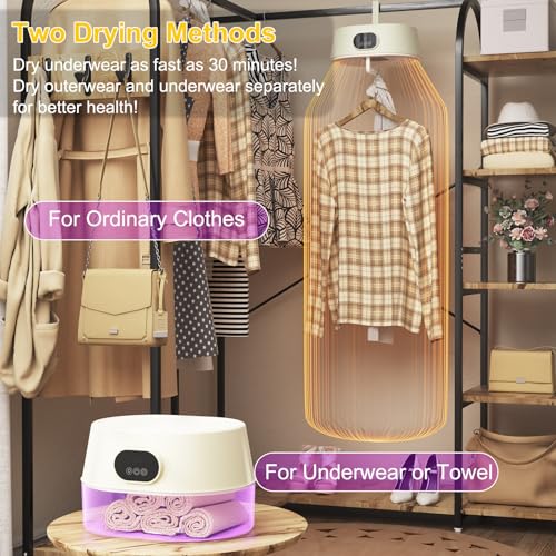 2-in-1 Hanging & Desktop Drying Machine with Remote