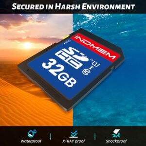 5 Pack SDHC Memory Cards UHS-I U1 Class 10 High-Speed Full HD Video Compatible with Digital Point-and-Shoot Cameras