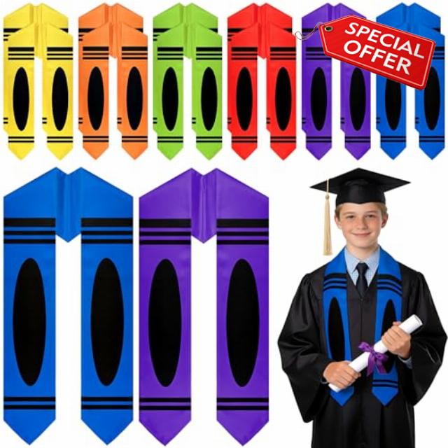 12 Pcs Kindergarten Preschool Graduation Stole Class of 2026
