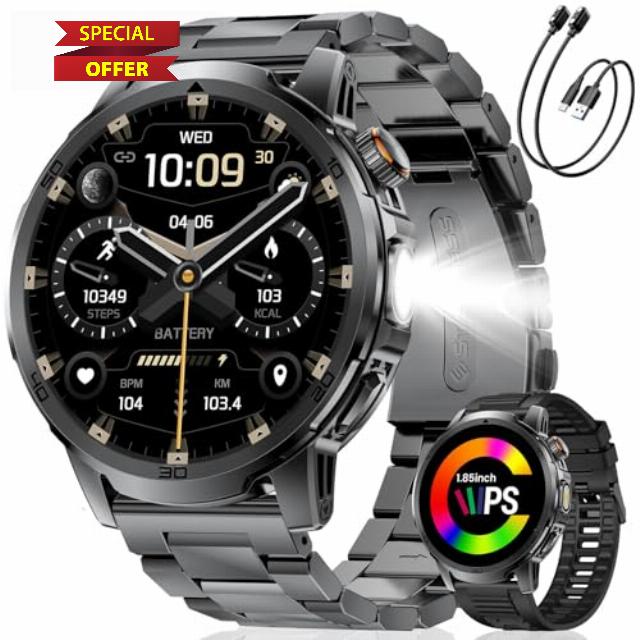 Military Smart Watch for Men Answer/Make Call