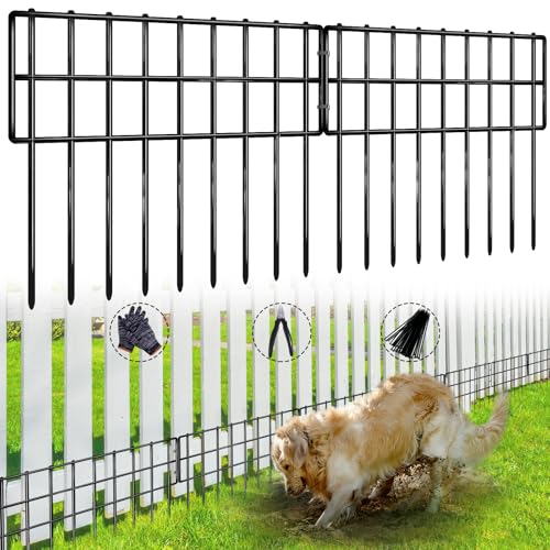 30 Panels No Dig Fence for Dogs