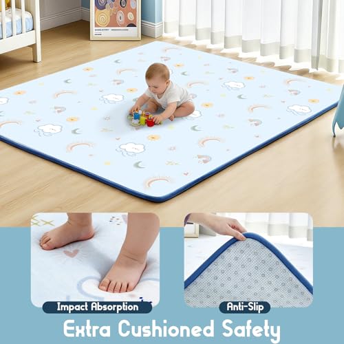 Thicken Foam Soft Padded Playmat for Tummy Time