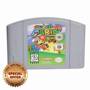 Super Mario 64 Nintendo 64 N64 Original Authentic Retro Super Mario Bros Brothers SM64 (Renewed)
