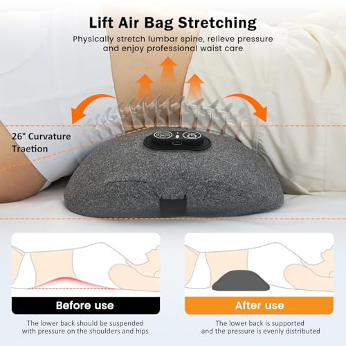 Heat & Vibration Massage for Lower Back Pain Relief