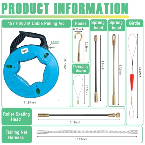 PET Wire Fishing Tool for Professional Wiring Projects