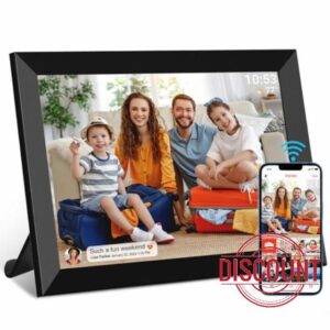 32GB FRAMEO 10.1 Inch Smart WiFi Digital Photo Frame 1280x800 IPS LCD Touch Screen