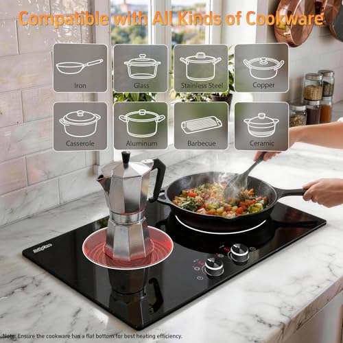 110V-120V Bulit-in & Countertop Ceramic Radiant Stove with Timer