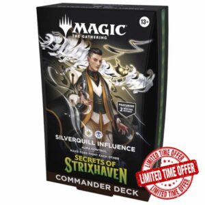 Magic: The Gathering Secrets of Strixhaven Commander Deck - Silverquill Influence (100-Card Deck