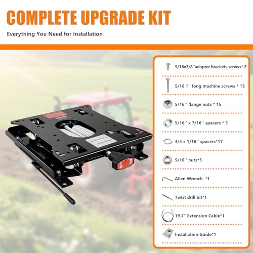 Universal Adjustable Suspension for Lawn Mower Zero Turn Tractor