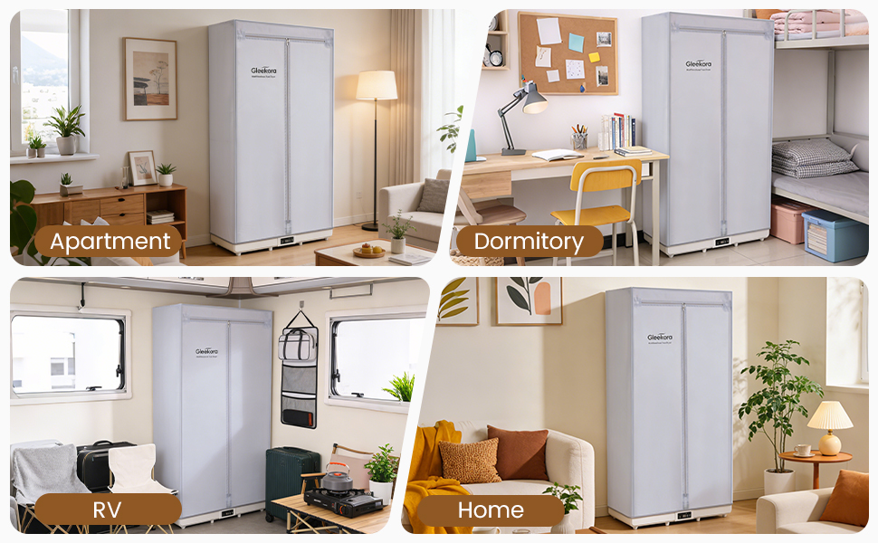 This foldable clothes dryer perfect for apartments, dormitory, RV, home