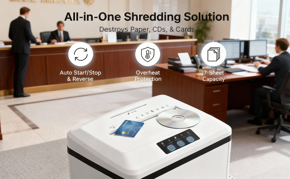 large capacity paper shredder