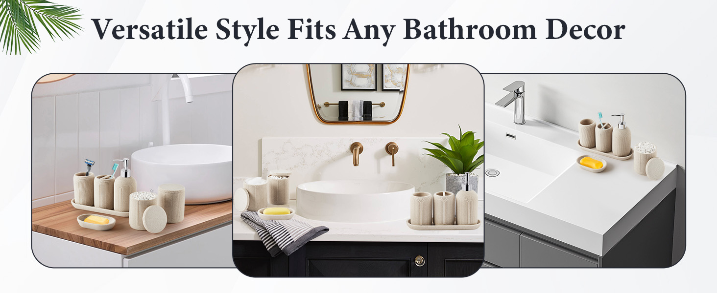 bath room accessories sets