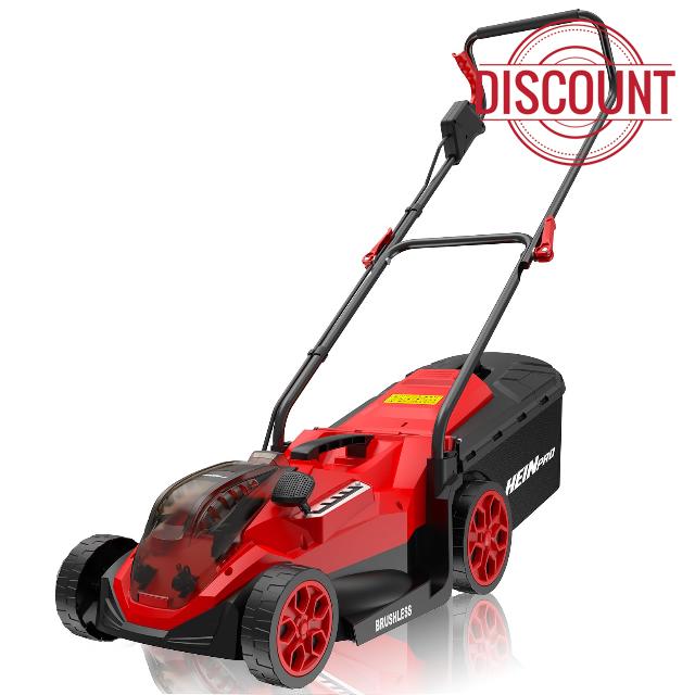 HEINPRO 14" Cordless Lawn Mower Compatible with Milwaukee M18 Battery