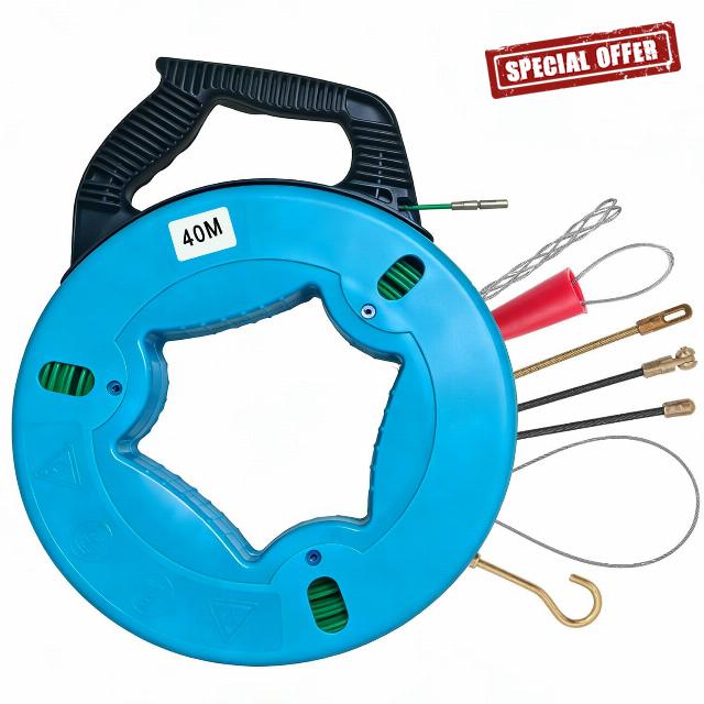 4.5mm 132FT Fiberglass Fish Tape Wire Puller