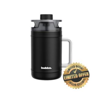 bubba 52 oz Insulated Stainless Steel Water Keg - Large Reusable Water Bottle Drinking Jug - Insulated Keg for Everyday Hydration