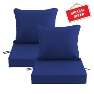24x24 Inch Outdoor Chair Cushions Set of 2