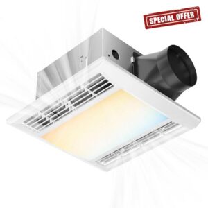 Amico Bathroom Exhaust Fan with LED Light