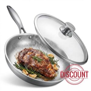 Titanium Frying Pan with Lid