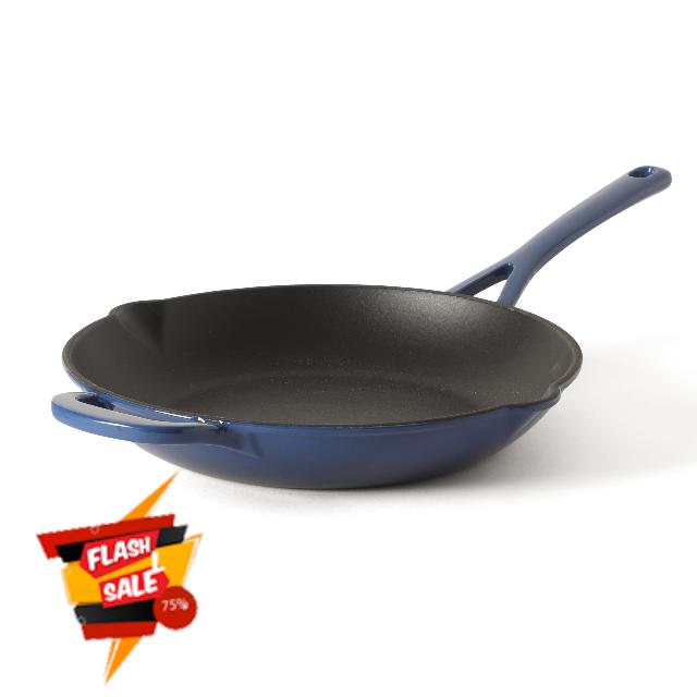Martha Stewart Gatwick 12” Enameled Cast Iron Skillet