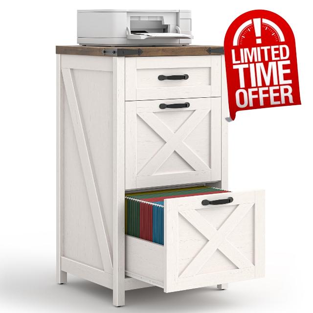 3 Drawer Small File Cabinet