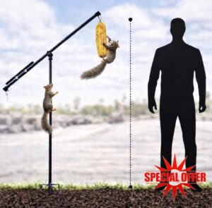 Squirrel Feeder with Corn Cob Holder