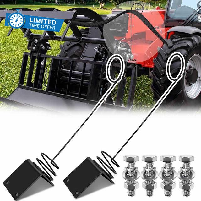 2 Set Hydraulic Hose Hanger Holder for Tractor