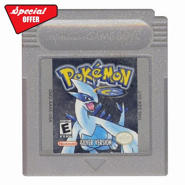 Pokemon Silver Version Nintendo GameBoy Original Authentic Advance Color GBA SP (Renewed)