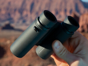 Close up of TRAILBLAZER II objective lenses