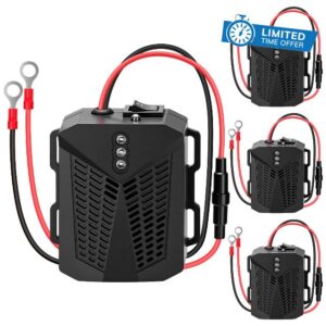 4 Pcs Under Hood Rodent Repellent for Car Engines Mice Squirrel Rat Deterrent Dual Action Ultrasonic & LED Strobe Lights Mouse Deterrent Pest Control for 12v 24v Vehicles Cars Trucks Rvs