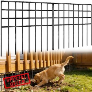 42.5ft(L) x 13in(H) Garden Fence Animal Barrier
