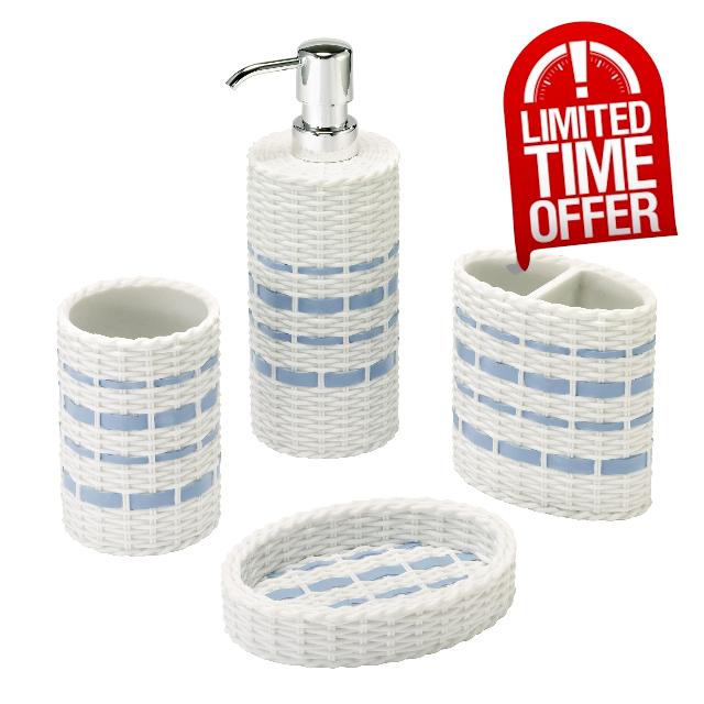 Izod – Bathroom Accessory Set