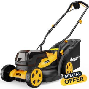 40V Cordless Lawn Mower Compatible with Dewalt 2x20V MAX Battery