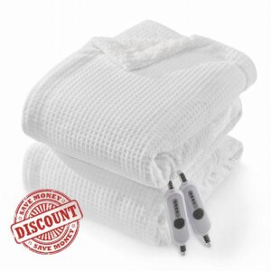 84" x 90" Heated Blanket Throw