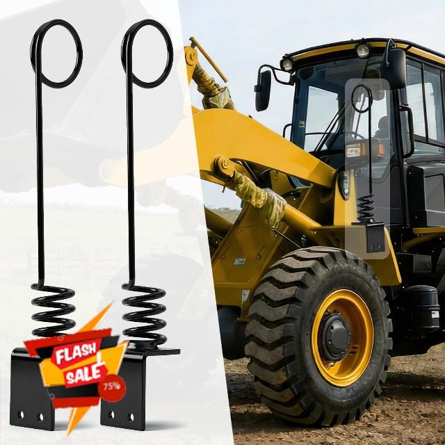 2PCS Tractor Hydraulic Hose Hanger - 0.3" Thick Plate (8cm) Black Hose Holder Clamp