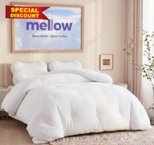 Mellow Marshmellow Comforter King/Cal King - Extra Fluffy Double-Stuffed Down Alternative Duvet Insert