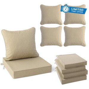 Summsun Outdoor Chair Cushions Set of 4