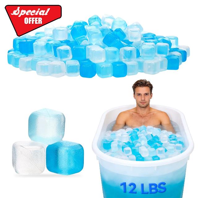 12LBS Reusable Ice Cubes for Ice Bath