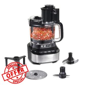 Hamilton Beach Stack & Snap Food Processor with Bowl Scraper