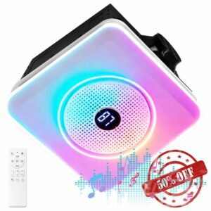 Bathroom Exhaust Fan with Bluetooth Speaker