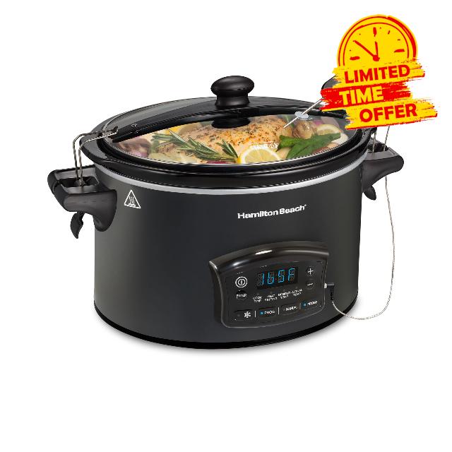 Hamilton Beach Defrost & Go Programmable Slow Cooker