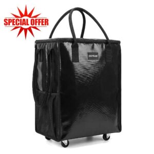 Reusable Hauler Rolling Tote Bag