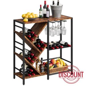 HOOBRO Wine Rack Freestanding Floor