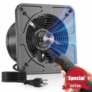 Amico 8 inch Kitchen Exhaust Fan with Remote