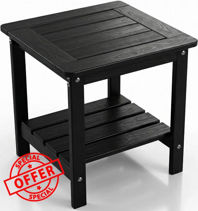 Kibaso-Adirondack Outdoor Side Table