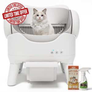 RPZ Automatic Self-Cleaning Cat Litter Box for Large Cats & Multi-Cat Homes