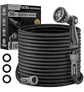 Doorich Garden Hose, Lightweight, Ultra Flexible, Durable, Kink-Free Water Hose with Valve - Made...