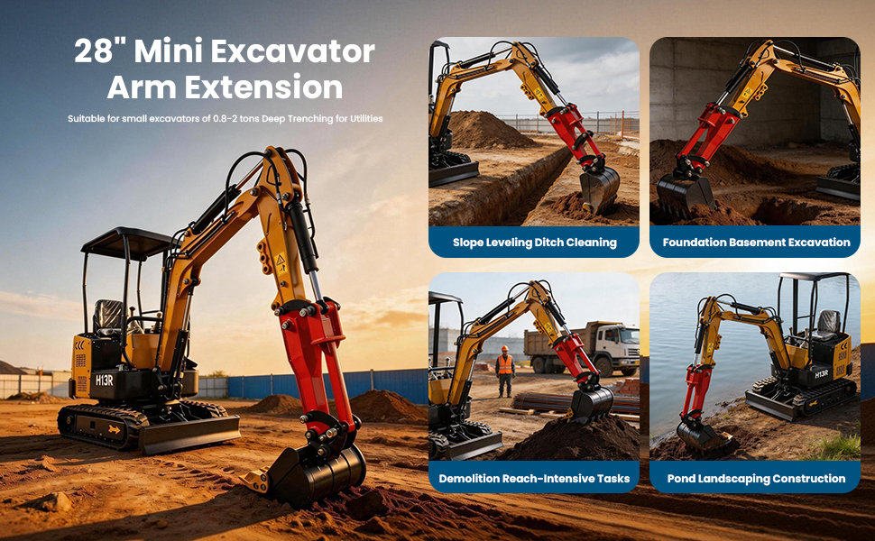 Mini Excavator Arm Extension