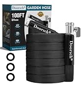 Doorich Garden Hose, Lightweight, Ultra Flexible, Durable, Kink-Free Water Hose - Made of TPU, Dr...