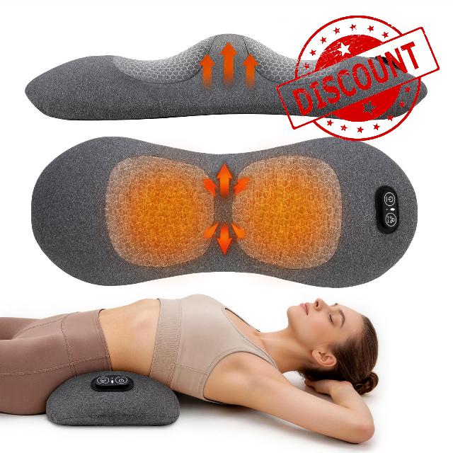 3-in-1 Back & Seat Comfort Cushion with Vibration & Heat